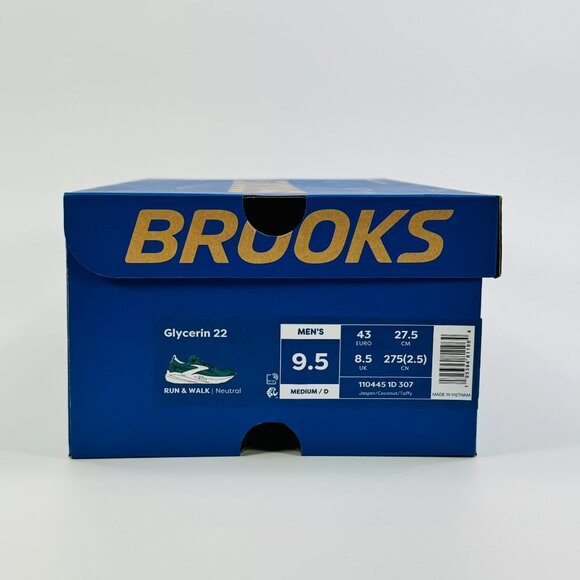 Brooks Glycerin 22 \'Jasper Coconut Taffy\' 110445-1D-307 Multi Size